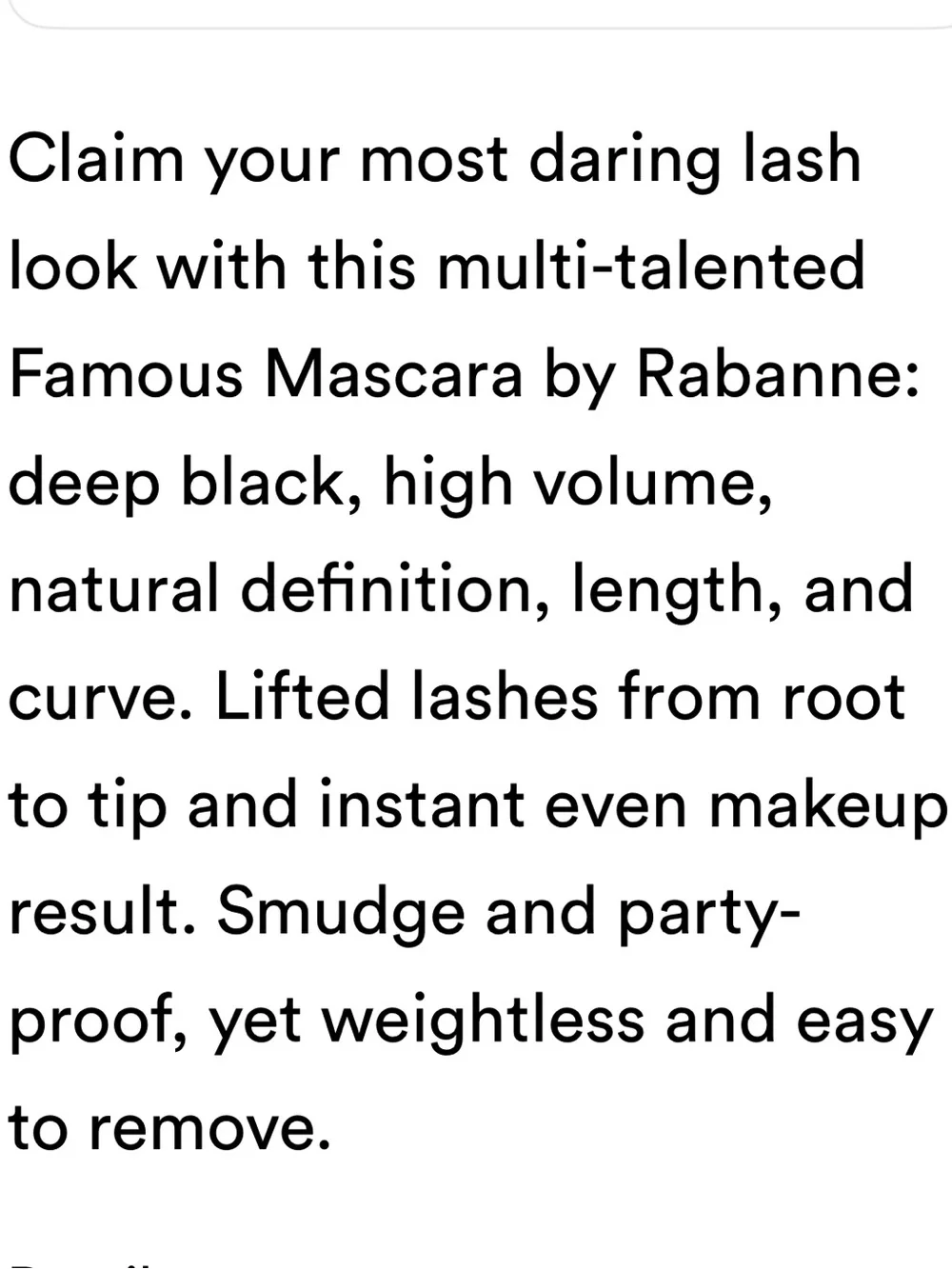 Sephora mascara deep